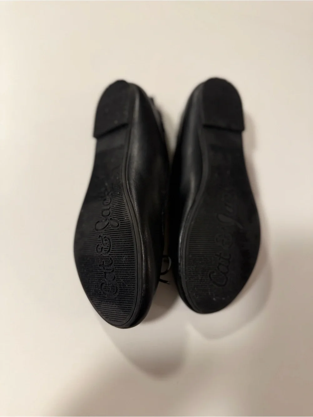 Cat & Jack Black Girls Bow Ballet Flats